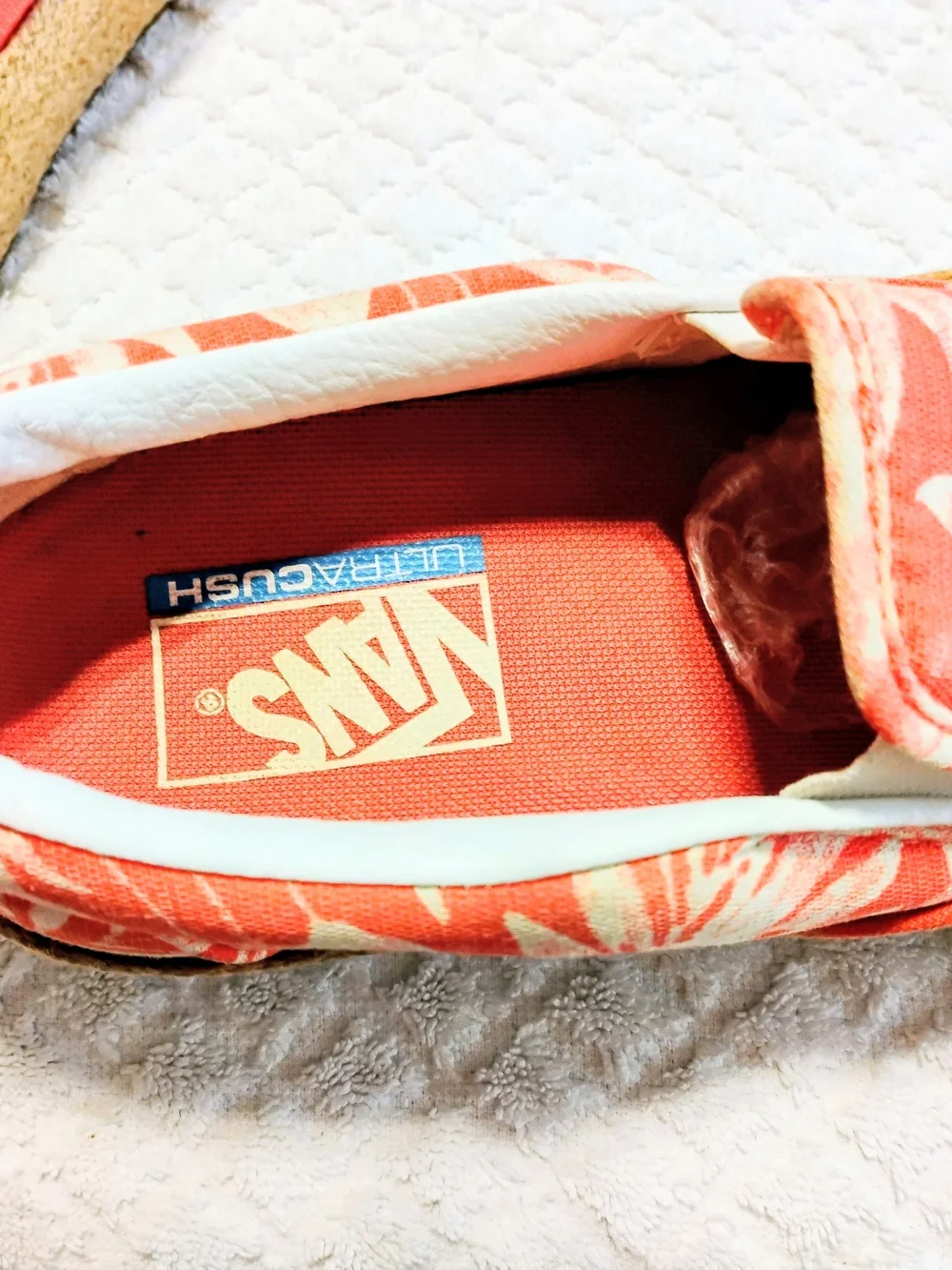 Vans Coral Tropical Floral Slip-On Espadrilles Sneakers Women's Size 10